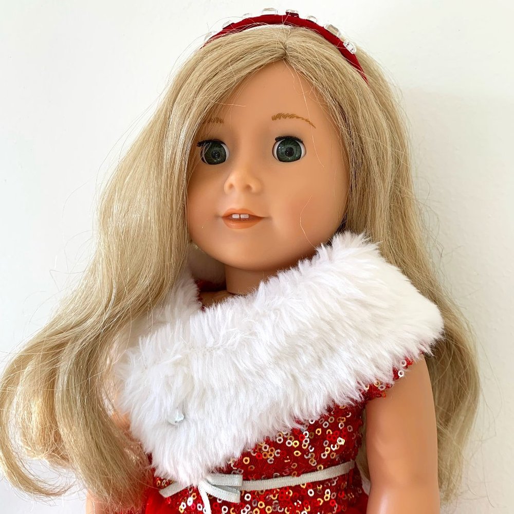 Blond green eyes American Girl doll - Truly me 78